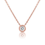 Load image into Gallery viewer, Diamond Bezel Necklace
