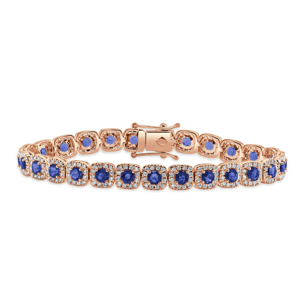 Sapphire & Diamond Bracelet
