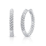 Load image into Gallery viewer, Rope Diamond Earrings
