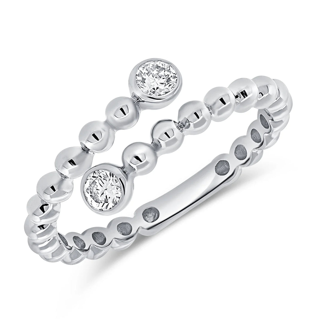 Bubble Bezel Bypass Ring