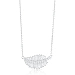Load image into Gallery viewer, Diamond Willow Leaf Necklace
