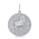 Load image into Gallery viewer, Diamond Zodiac Charm Necklace

