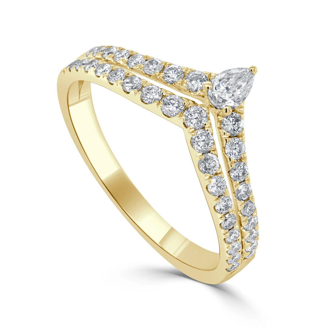 Diamond Princess Crown Ring