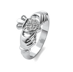 Load image into Gallery viewer, Diamond Claddagh Ring
