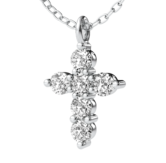 Diamond Cross Pendant
