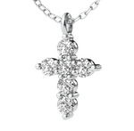 Load image into Gallery viewer, Diamond Cross Pendant
