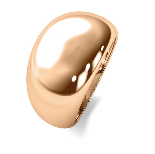 Domed High Polished Statement Ring