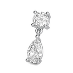 Load image into Gallery viewer, Lab Grown Diamond Dangling Pear Earrings
