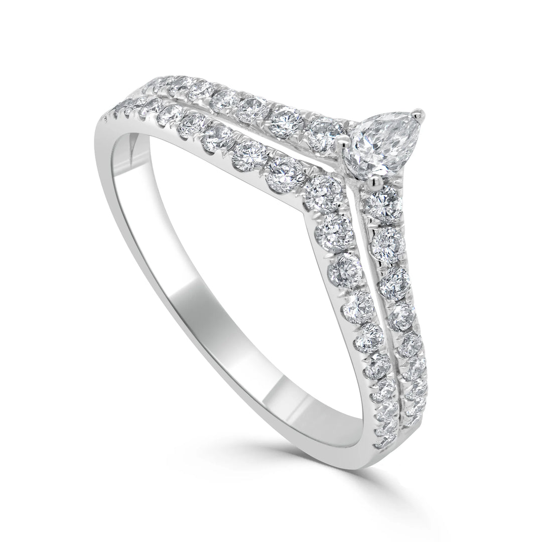 Diamond Princess Crown Ring