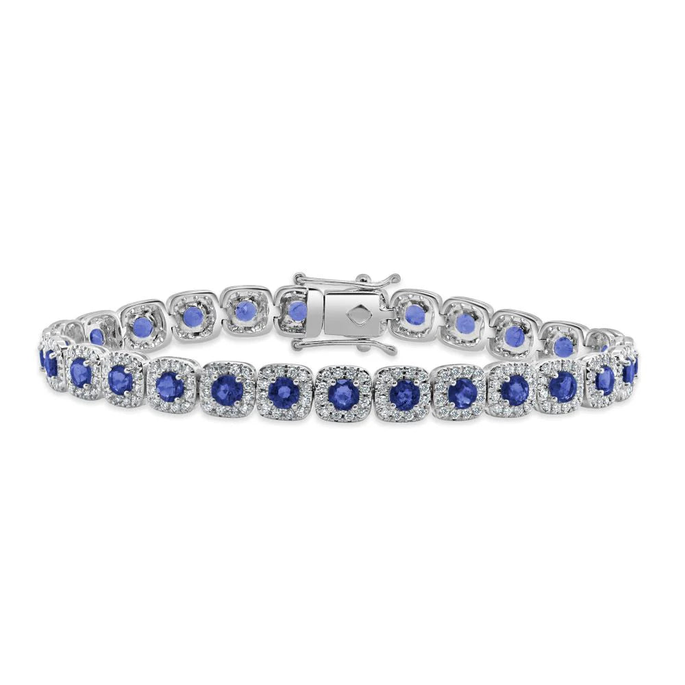 Sapphire & Diamond Bracelet