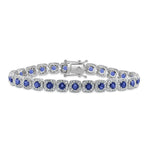 Load image into Gallery viewer, Sapphire &amp; Diamond Bracelet
