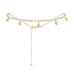 Load image into Gallery viewer, Athena Dangle Diamond Choker Necklace
