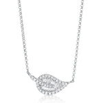 Load image into Gallery viewer, Diamond Leaf Necklace
