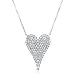 Load image into Gallery viewer, Petite Diamond Love Heart Necklace
