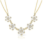 Load image into Gallery viewer, Hibiscus Diamond Flower Necklace
