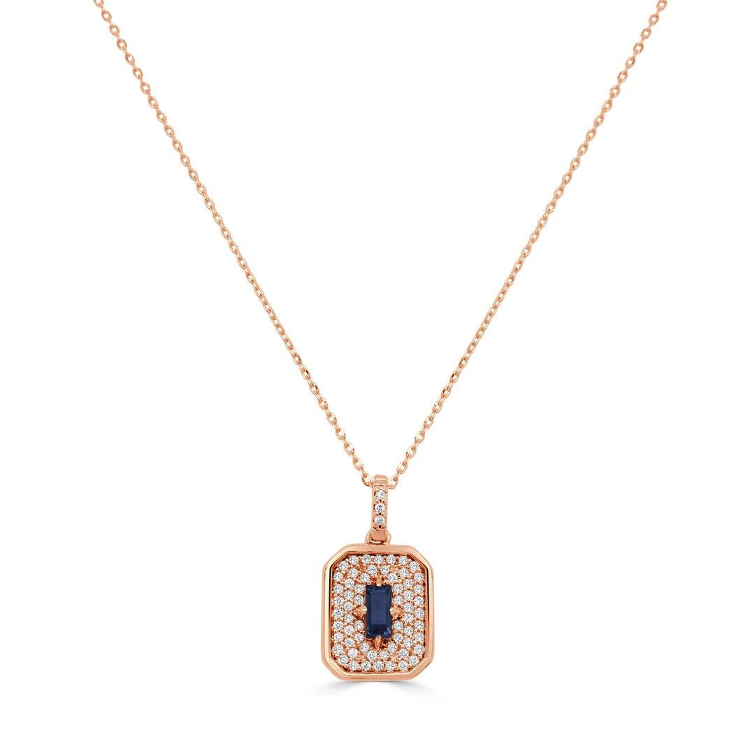 Sapphire & Diamond Necklace