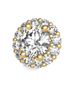 Load image into Gallery viewer, Lab Grown Flower Diamond Earrings
