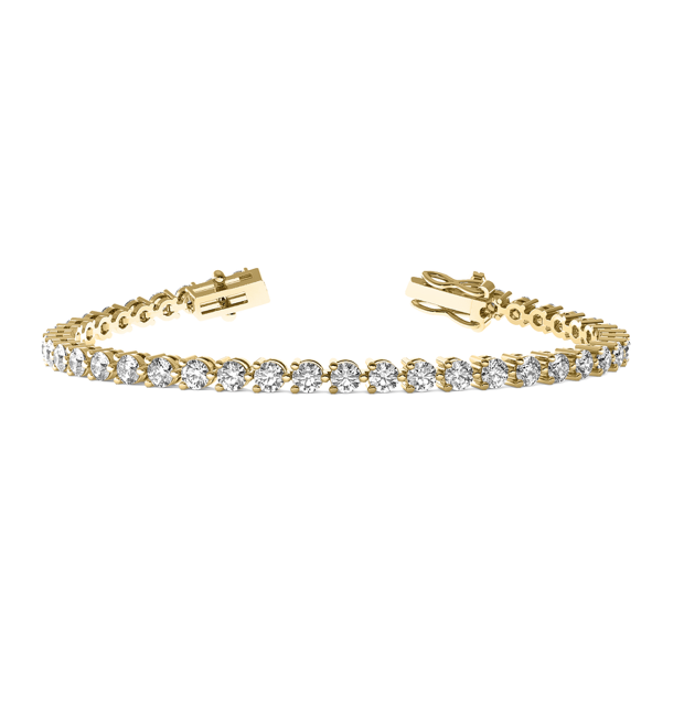 Three Prong Tennis Bracelet