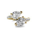 Load image into Gallery viewer, Lab Grown Yin Yang Diamond Ring

