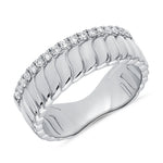 Load image into Gallery viewer, Kiki Diamond Fluted Band
