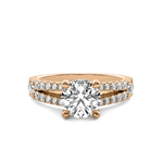 Load image into Gallery viewer, Split Shank Diamond Semi Mount
