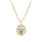 Load image into Gallery viewer, Black Diamond Bumble Bee &amp; Serpent Charm
