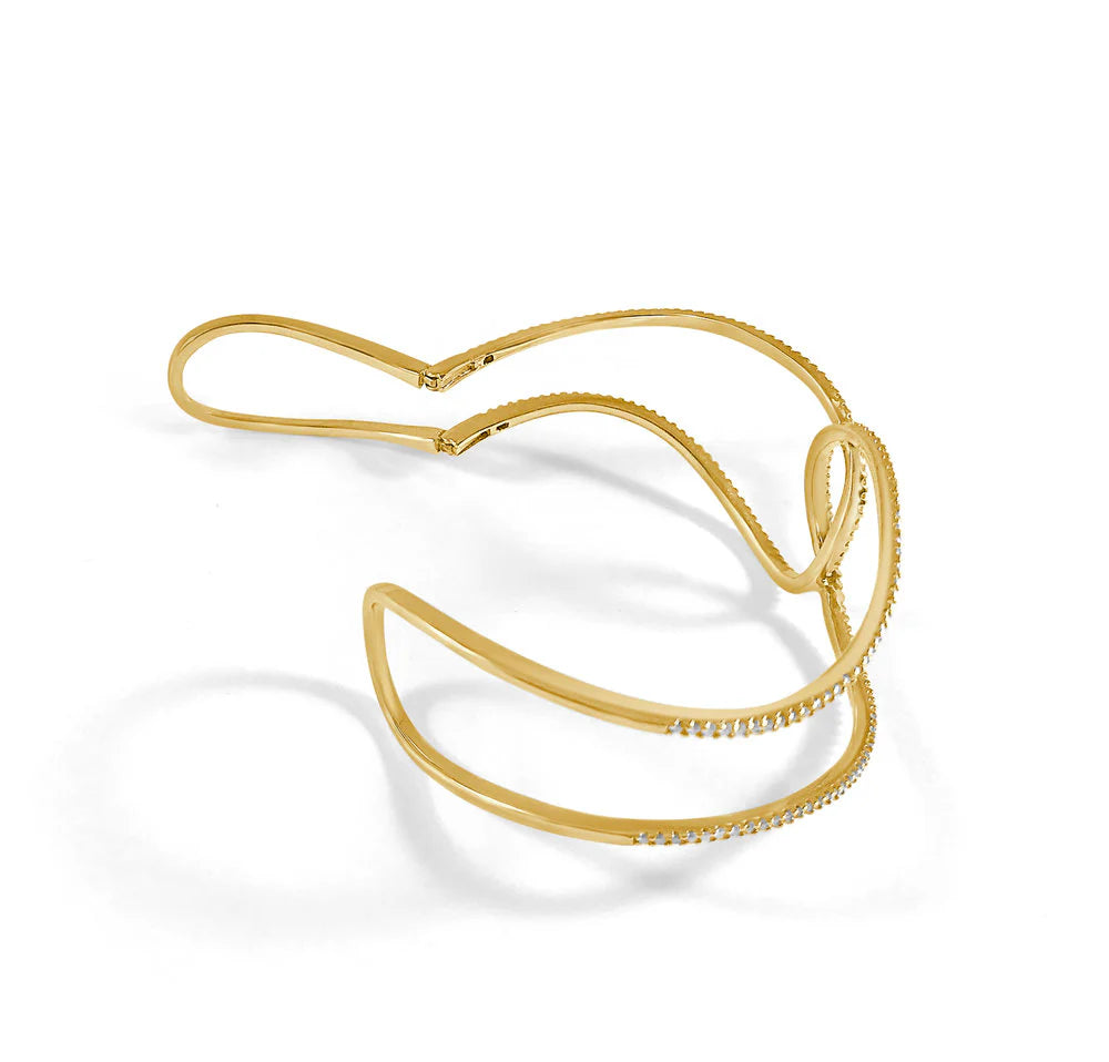 Cuff Diamond Bangle