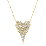 Load image into Gallery viewer, Petite Diamond Love Heart Necklace
