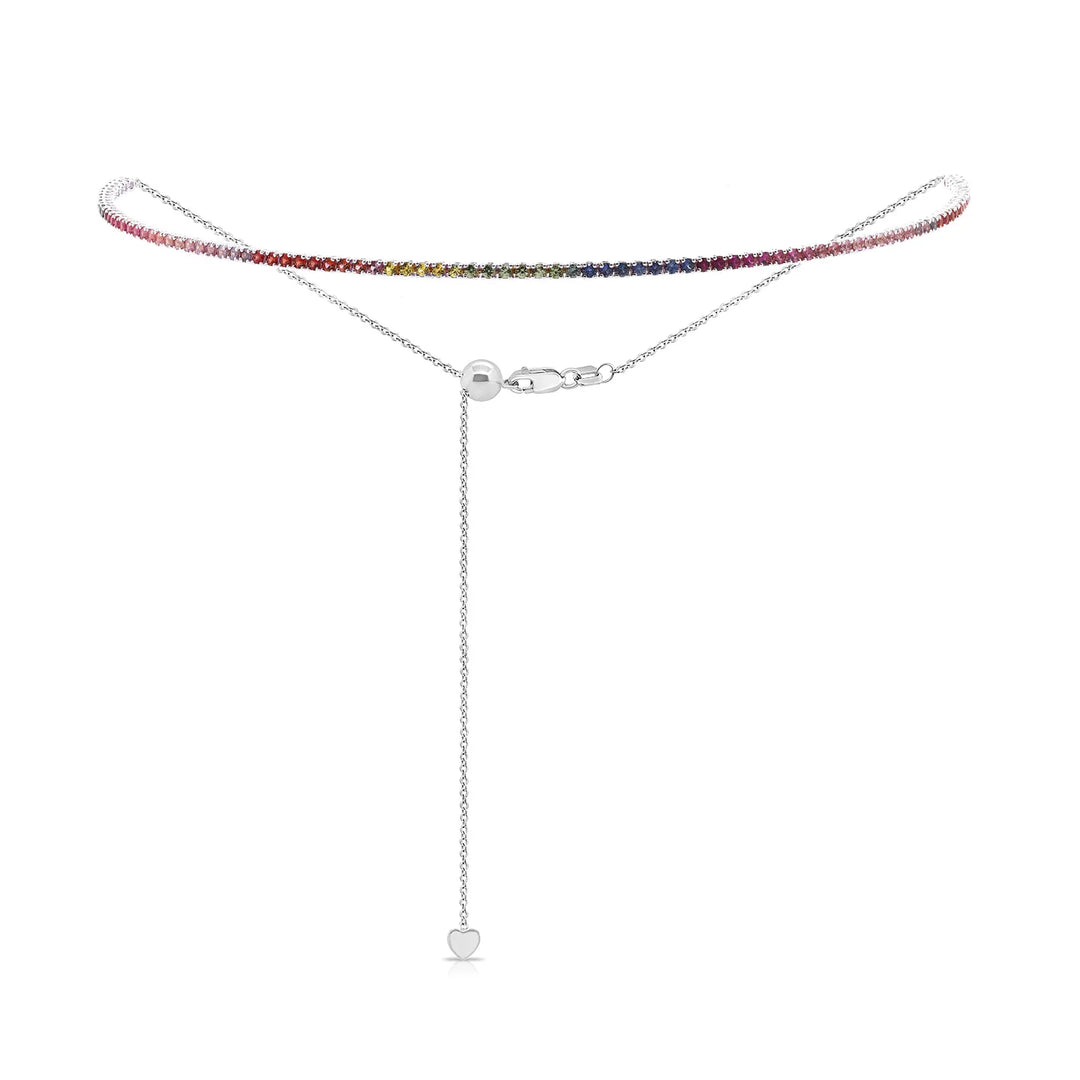 Rainbow Tennis Choker
