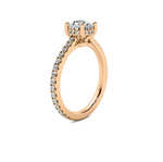 Load image into Gallery viewer, Lily Hidden Halo Diamond Semi Mount

