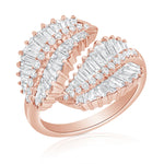 Load image into Gallery viewer, Diamond Ash Leaf Bypass Ring
