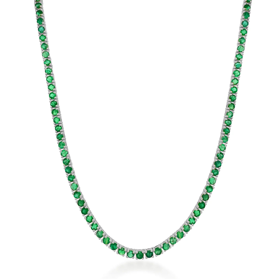 Sinead Emerald Tennis Necklace