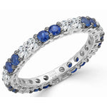 Load image into Gallery viewer, Rachel Blue Sapphire &amp; Diamond Ring
