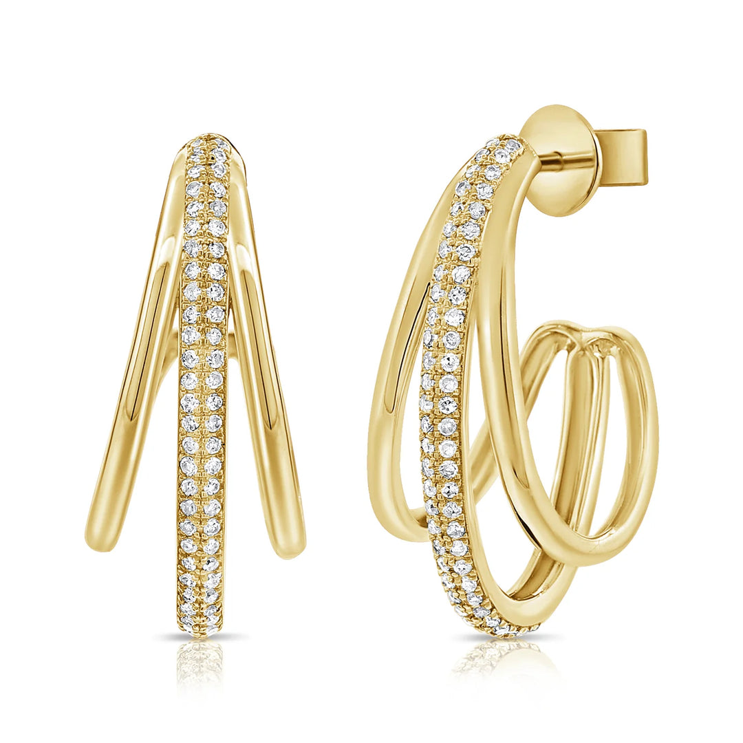 Diamond Cage Earrings