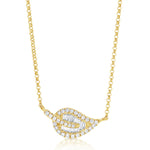 Load image into Gallery viewer, Diamond Leaf Necklace
