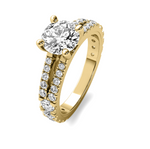 Load image into Gallery viewer, Split Shank Diamond Semi Mount
