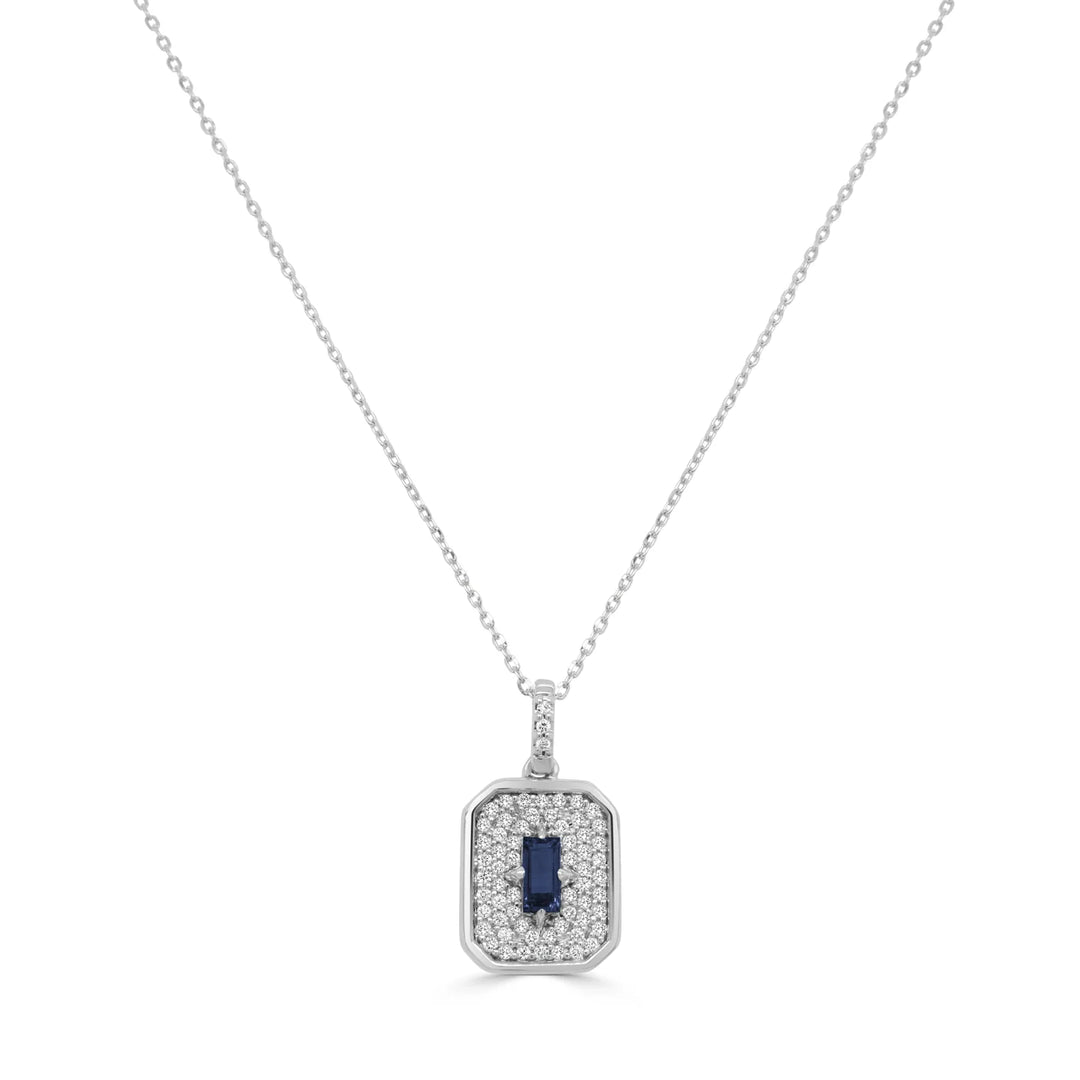 Sapphire & Diamond Necklace