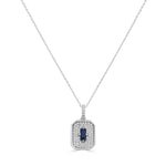 Load image into Gallery viewer, Sapphire &amp; Diamond Necklace
