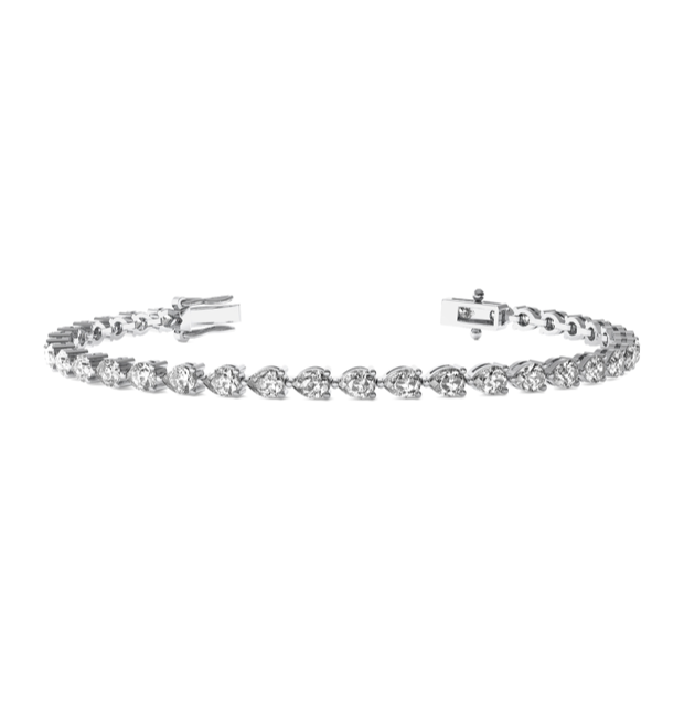 Odesa Pear Shape Tennis Bracelet