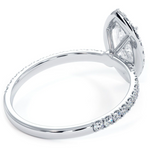 Load image into Gallery viewer, Marquise Halo Micropave Semi Mount
