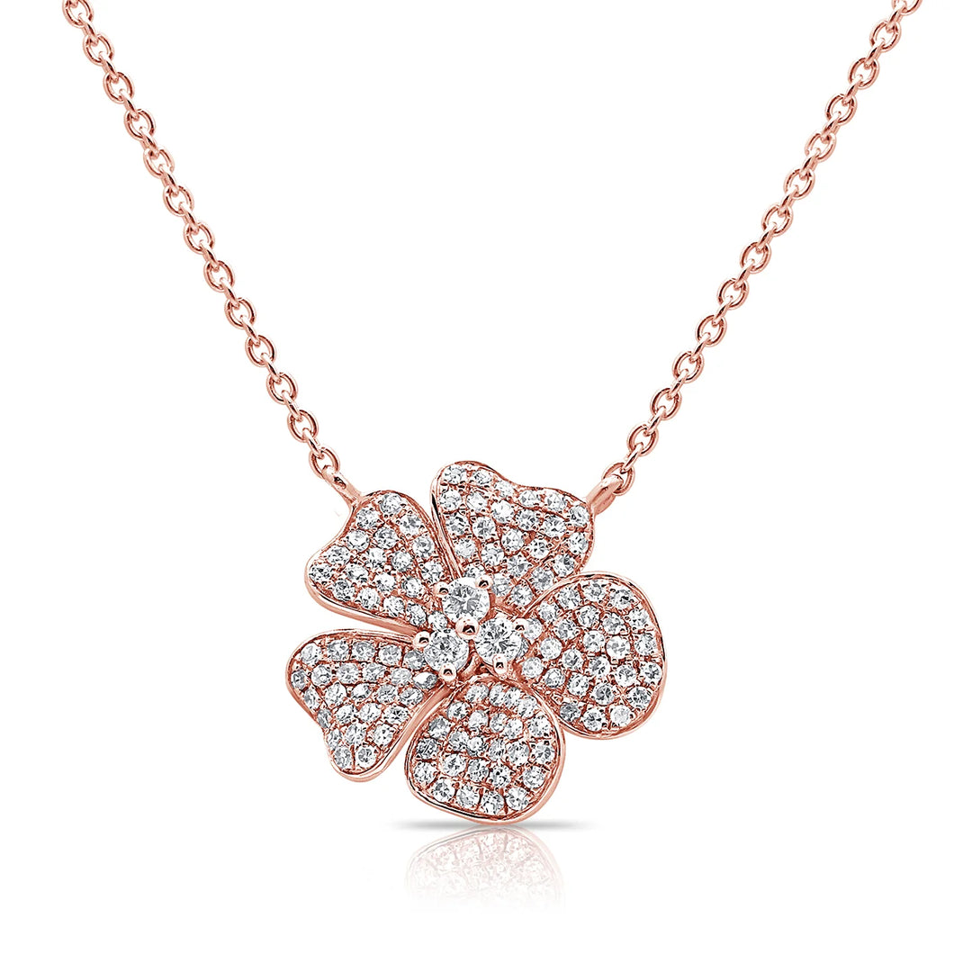 Jasmine Diamond FLOWER Necklace