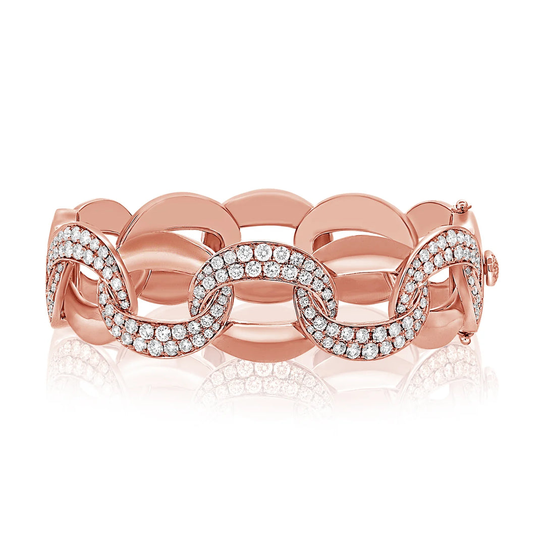 Capri Diamond Link Bangle