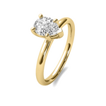 Load image into Gallery viewer, Dainty Pear Shape Solitaire Semi Mount
