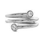 Load image into Gallery viewer, Rosy Diamond Wrap Ring
