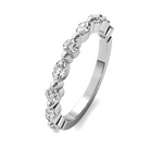 Load image into Gallery viewer, Round &amp; Marquise Diamond Wedding Band
