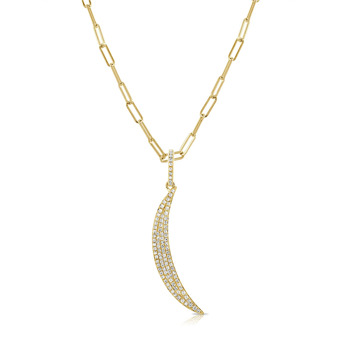 Diamond Over The Moon Charm