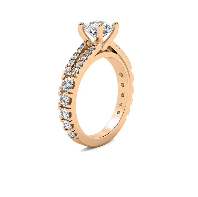 Split Shank Diamond Semi Mount