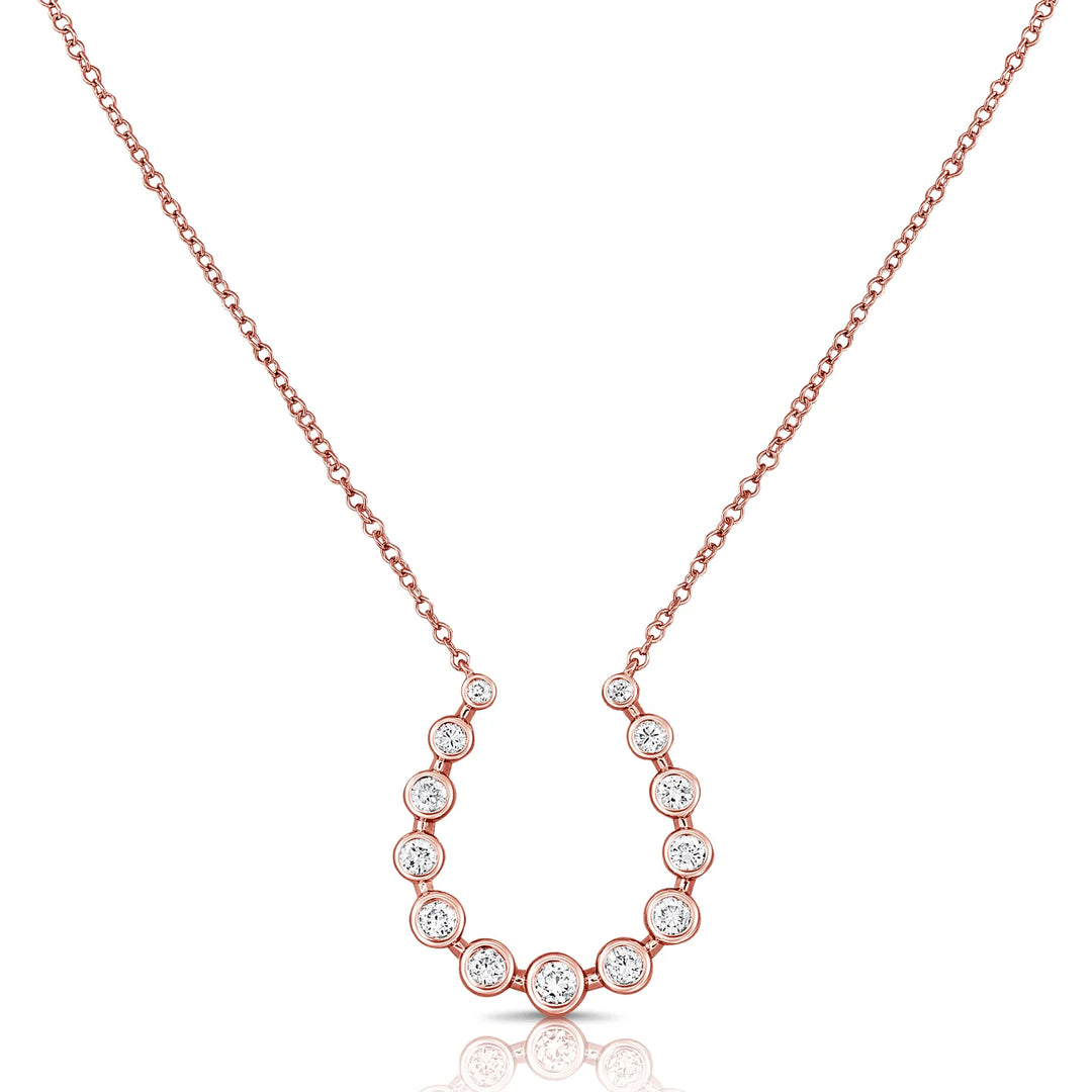 Diamond Horseshoe Necklace