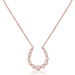 Load image into Gallery viewer, Diamond Horseshoe Necklace
