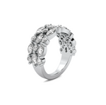 Load image into Gallery viewer, Lab Grown Mixed Shape Three Row Diamond Ring
